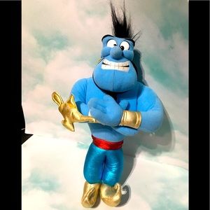 DISNEY ALADDIN 90s GENIE & MAGIC LAMP LARGE PLUSH